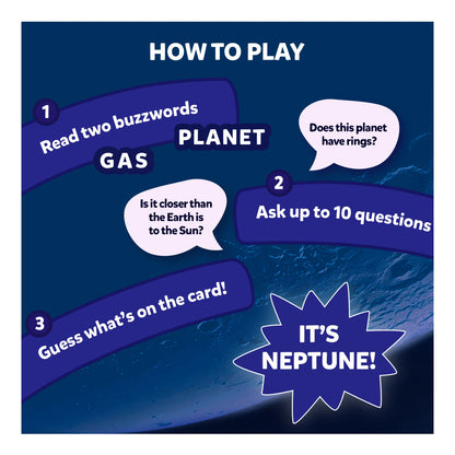 Guess in 10: All About Space | Trivia card game (ages 8+)