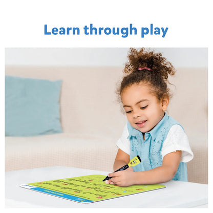 Child’s learning mat with marker from I Can Write & Preschool Champion for early writing skills