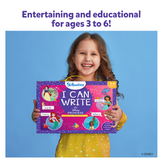 Disney Princess writing activity set with reusable mats for preschoolers ages 3 to 6