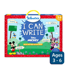 Disney Junior Mickey Mouse I Can Write reusable activity mats for kids ages 3 to 6