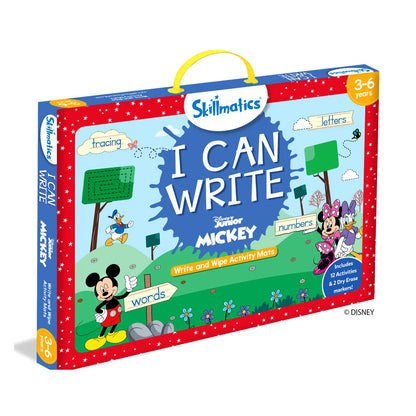 I Can Write: Disney Junior Mickey Mouse | Reusable Activity Mats (ages 3-6)