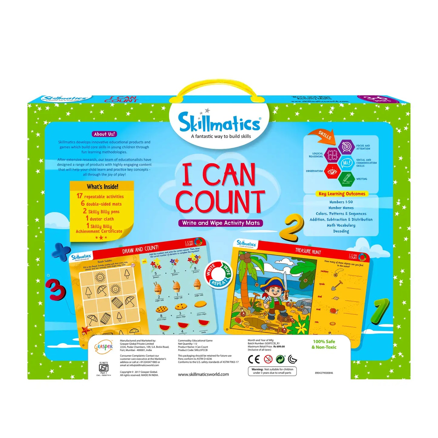 I Can Count | Reusable Activity Mats (ages 3-6)