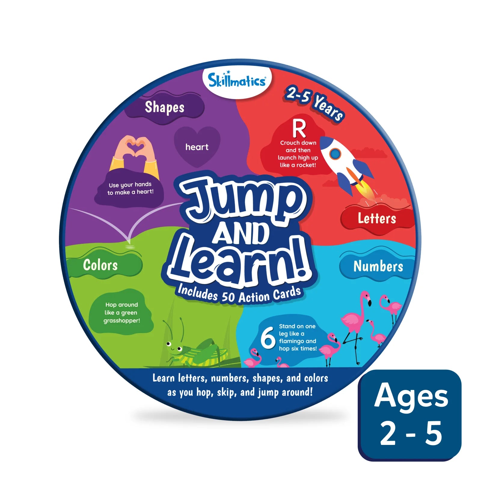Jump and Learn - Flash Cards for Toddlers (ages 2-5)