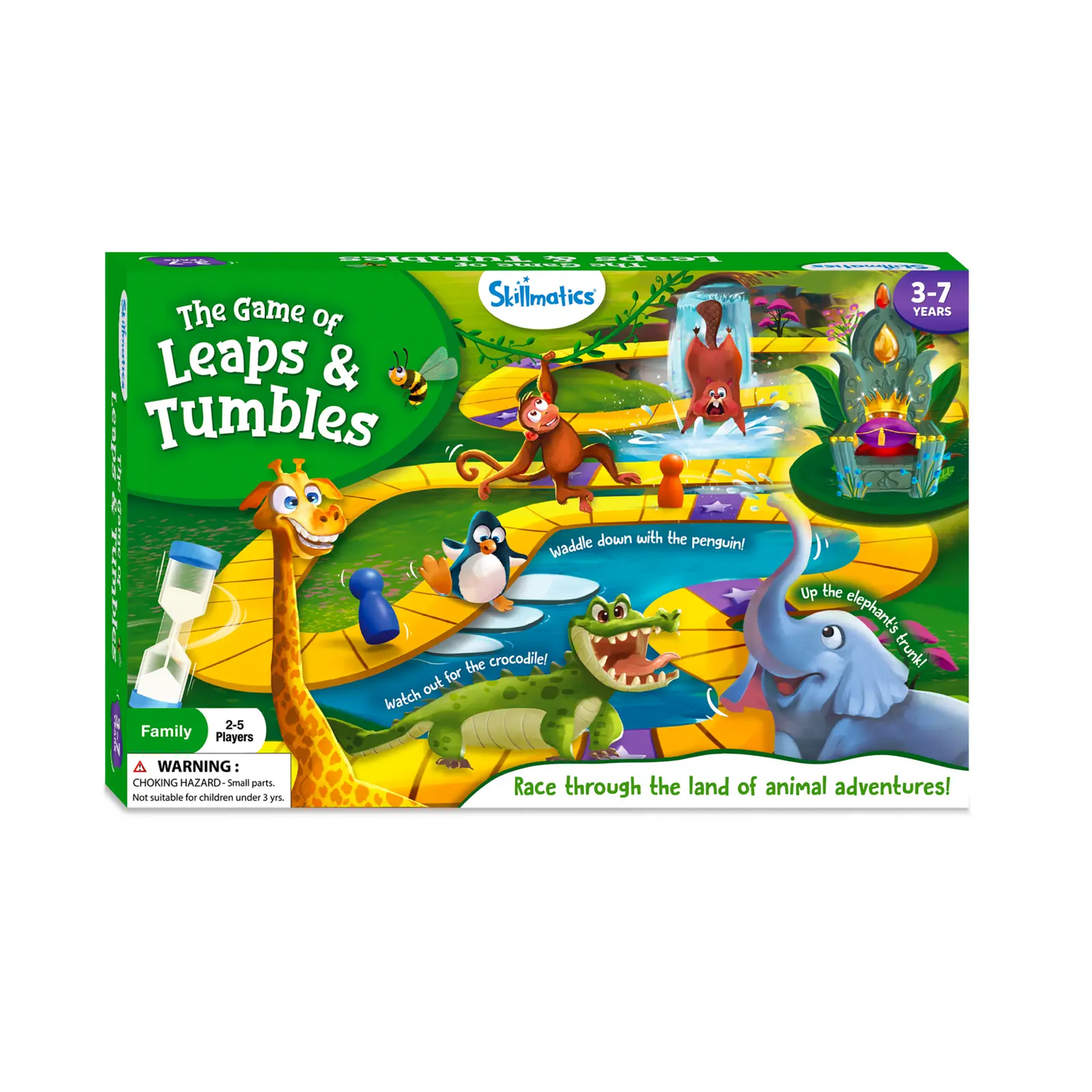 Leaps & Tumbles | Fun Family Board Game (ages 3+)