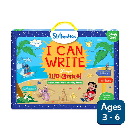 I Can Write Disney's Lilo & Stitch | Reusable Activity Mats (ages 3-6)