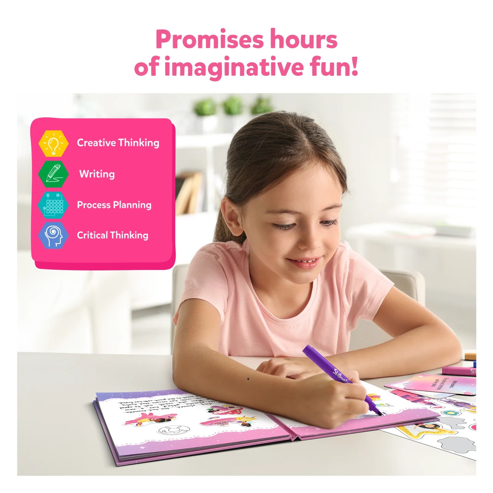 My Storybook Art Kit - Unicorns & Princesses (ages 5-10) – Skillmatics US