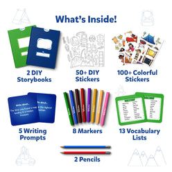 Children’s storytelling kit from My Storybook Art Kit All My Adventures for ages 5-10