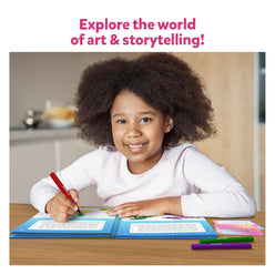 Interactive art and storytelling book from My Storybook Art Kit Unicorns Princesses