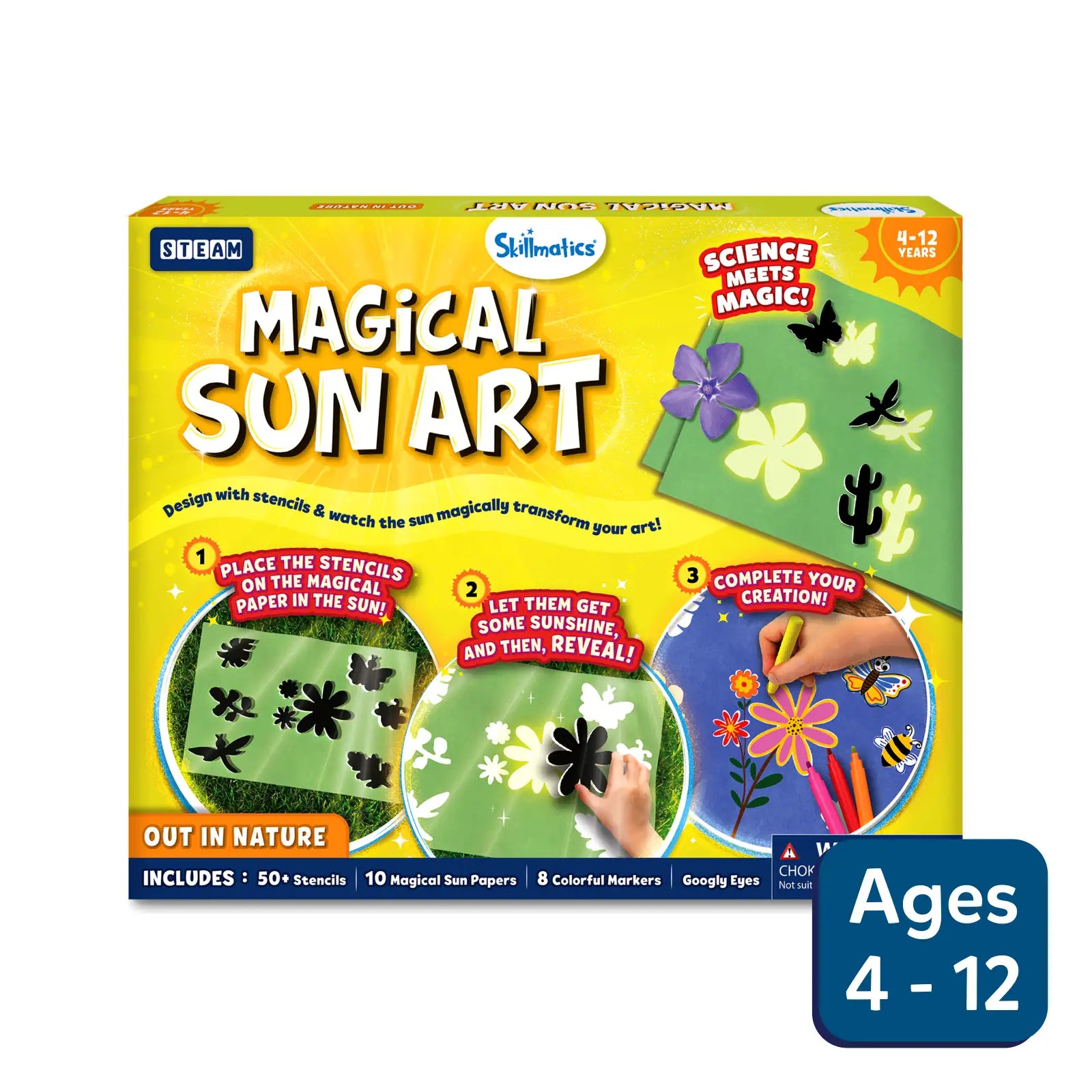 Magical Sun Art: Out In Nature | Sun Paper Art Kit (ages 4-12)