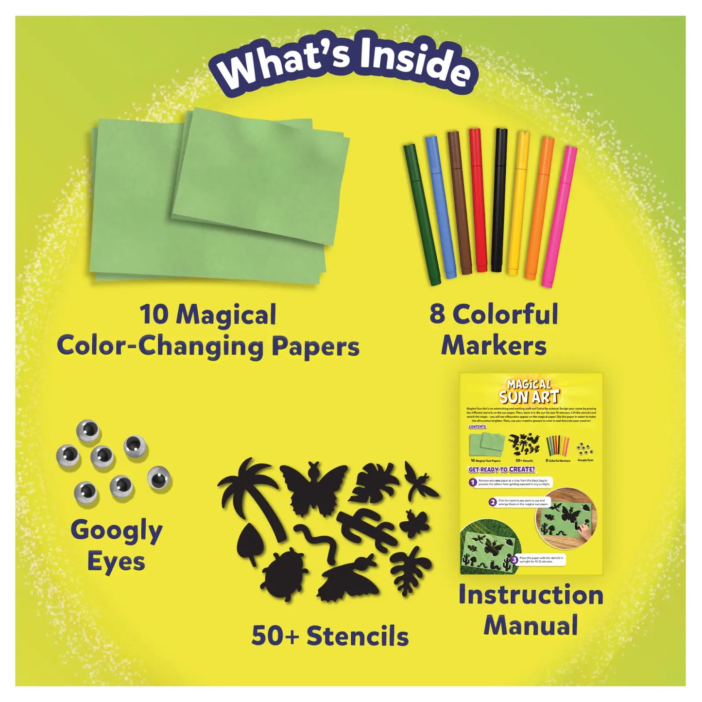 Magical Sun Art: Out In Nature | Sun Paper Art Kit (ages 4-12)