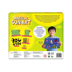 Magical Sun Art kit for kids aged 4-12 featuring sun paper art supplies in nature setting