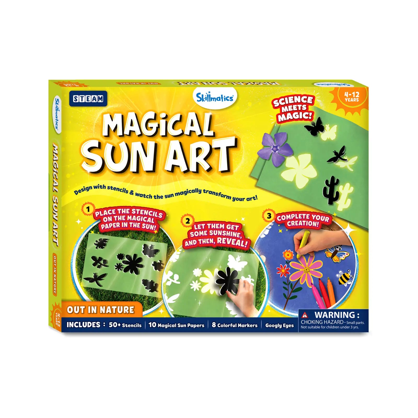 Magical Sun Art: Out In Nature | Sun Paper Art Kit (ages 4-12)