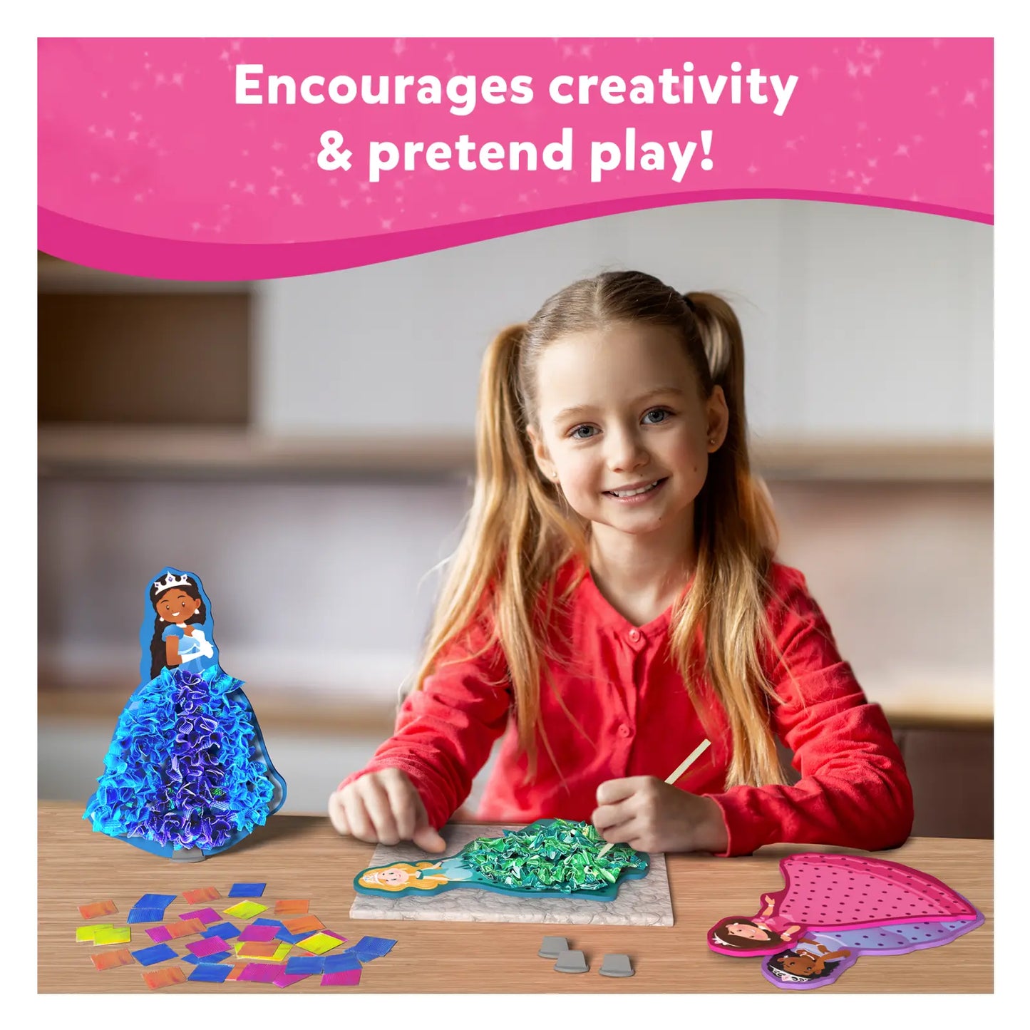 Poke-in Art: Magical Princesses | Mess-Free Art for Kids (ages 4-9)