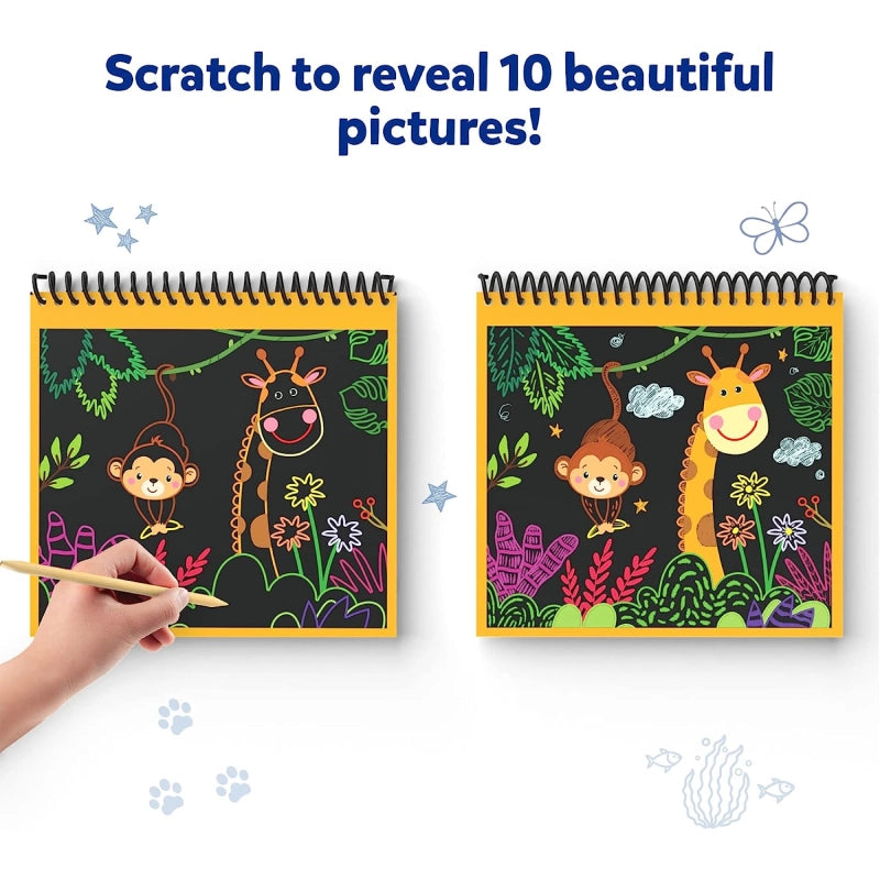 Magical Scratch Art | Amazing Animals (ages 3-8) – Skillmatics US