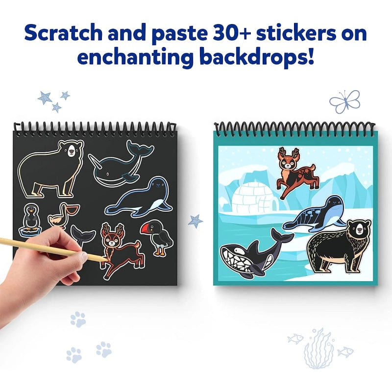 Magical Scratch Art  Amazing Animals (ages 3-8) – Skillmatics