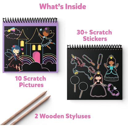 Scratch Surprise: Magical Unicorns Art Book w/Etching Stylus By Hinkle –  Aura In Pink Inc.