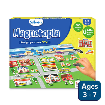 Magnetopia: Design Your City | Interactive Magnetic Pretend Play Set (ages 3-7)