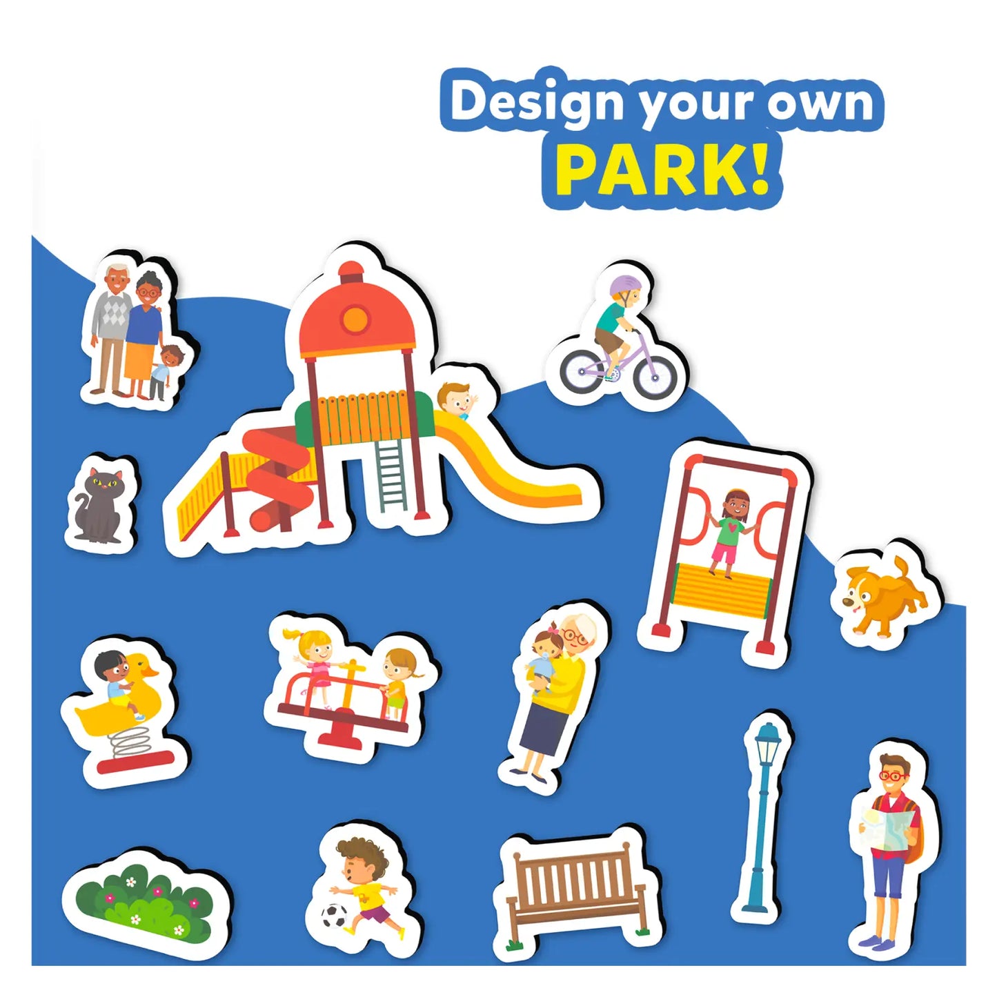 Magnetopia: Design Your City | Interactive Magnetic Pretend Play Set (ages 3-7)