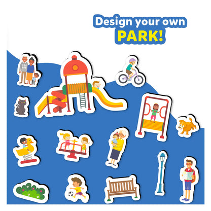 Magnetopia: Design Your City | Interactive Magnetic Pretend Play Set (ages 3-7)