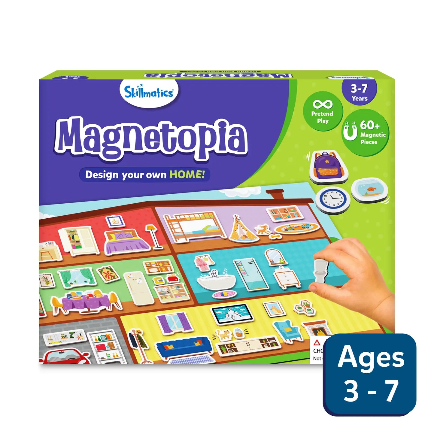 Magnetopia: Design Your House | Interactive Magnetic Pretend Play Set (ages 3-7)