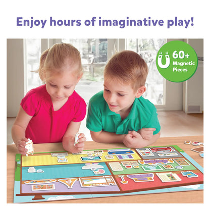 Magnetopia: Design Your House | Interactive Magnetic Pretend Play Set (ages 3-7)
