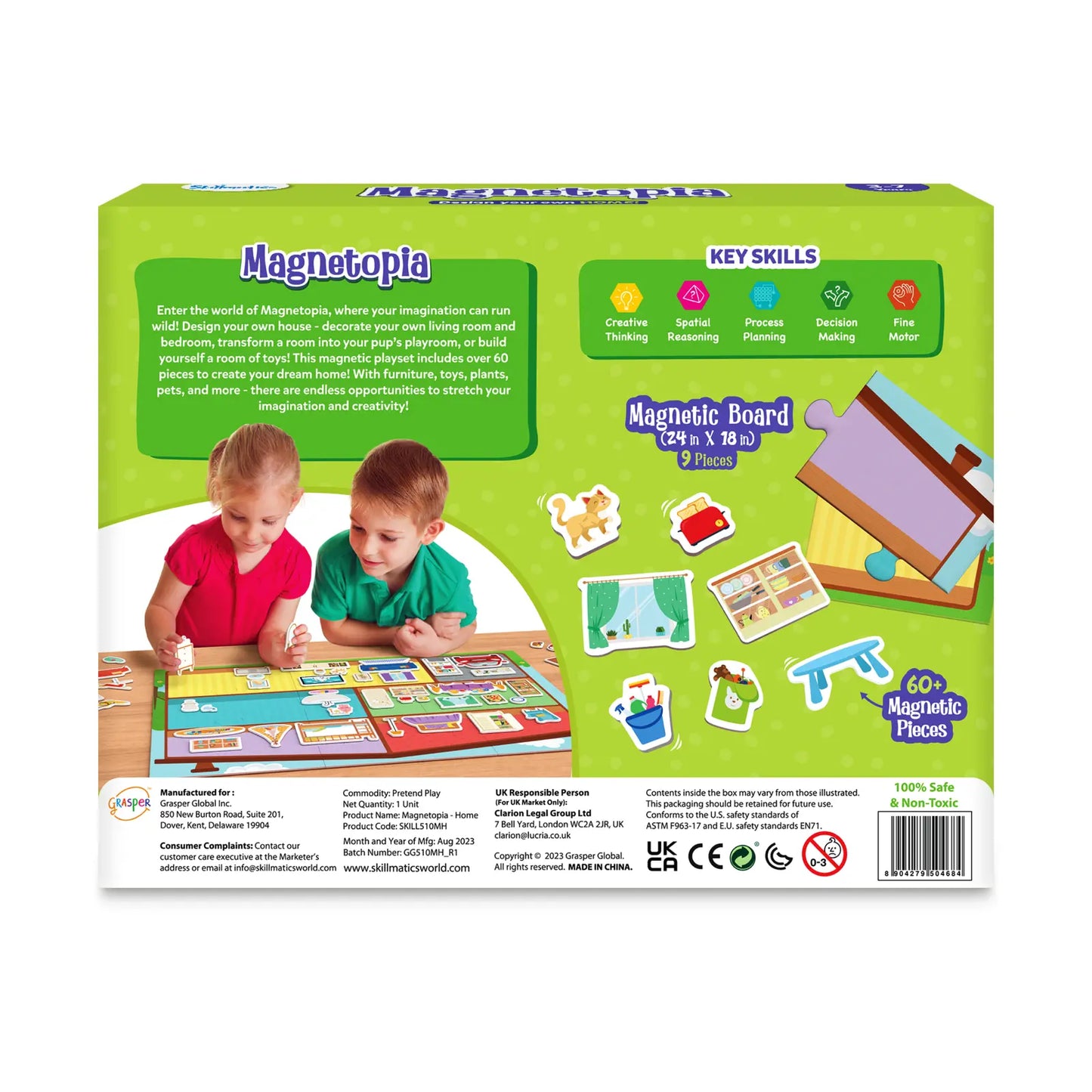 Magnetopia: Design Your House | Interactive Magnetic Pretend Play Set (ages 3-7)