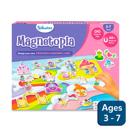 Magnet Building Toy from Magnetopia princess and unicorn land pretend play set