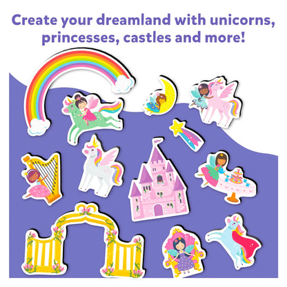 Magnetopia: Design Your Princess & Unicorn Land | Interactive Magnetic Pretend Play Set (ages 3-7)