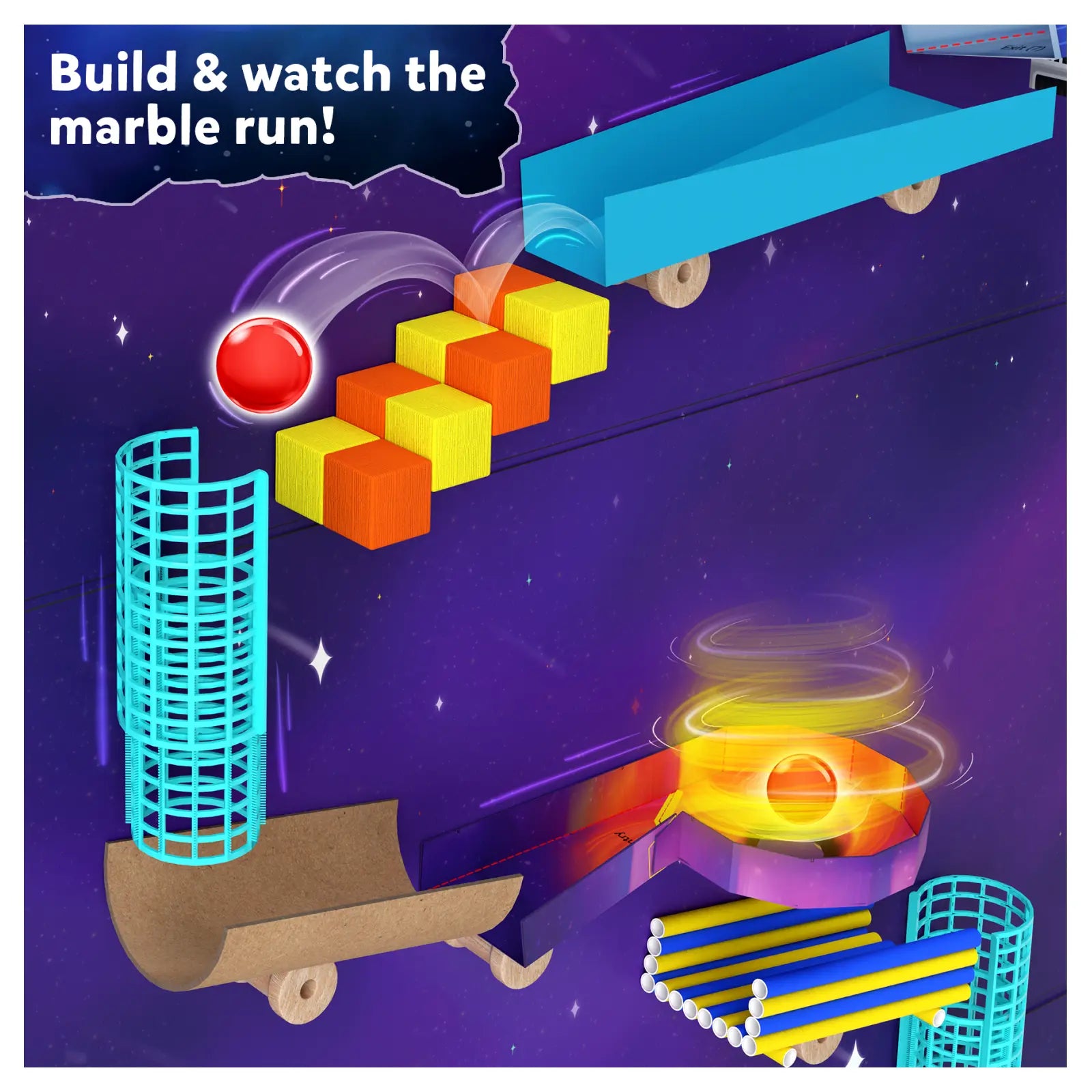 Marble Run Craft Kit | DIY Activity Kit (ages 8-13) – Skillmatics US