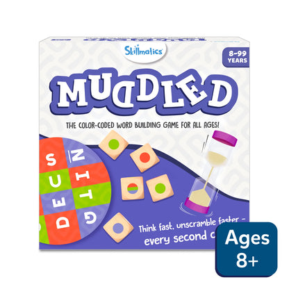 Muddled | Fast-Paced Word Building Game (ages 8+)