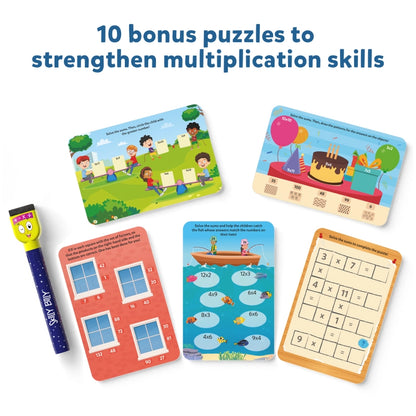 Multiplication learning game from Science Snippets Animals & Multiplication Flash Cards