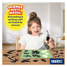 Science-themed craft set with sun paper art supplies for kids ages 4-12