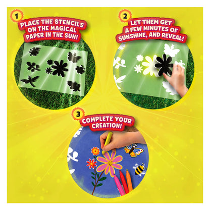 Magical Sun Art: Out In Nature | Sun Paper Art Kit (ages 4-12)