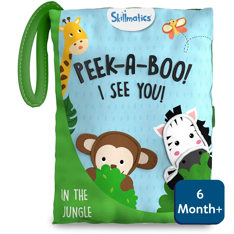 Peek-A-Boo: Jungle Theme | Interactive Soft Cloth Book (6 months+)