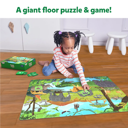 Jungle-themed Floor Puzzle from Piece & Play Amazing Animals for ages 3-7