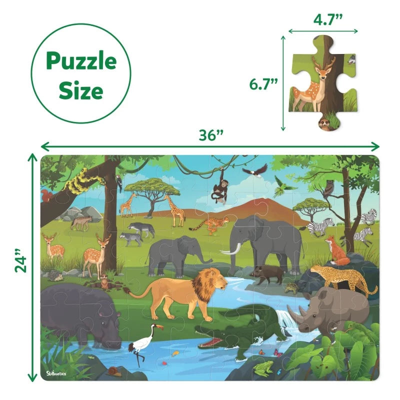 Piece & Play Amazing Animals | Jigsaw Puzzle (ages 3-7)
