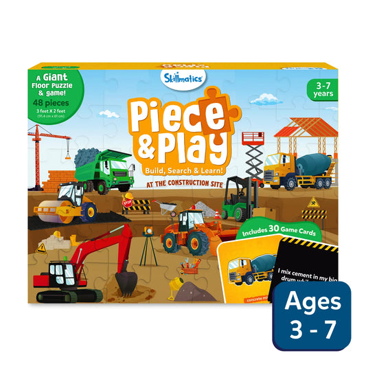 Piece & Play Construction Site | Jigsaw Puzzle (ages 3-7)