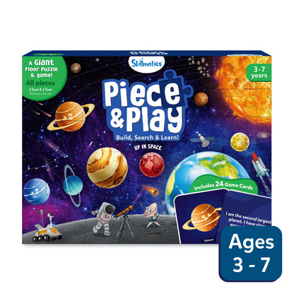 Piece & Play Up in Space | Jigsaw Puzzle (ages 3-7)