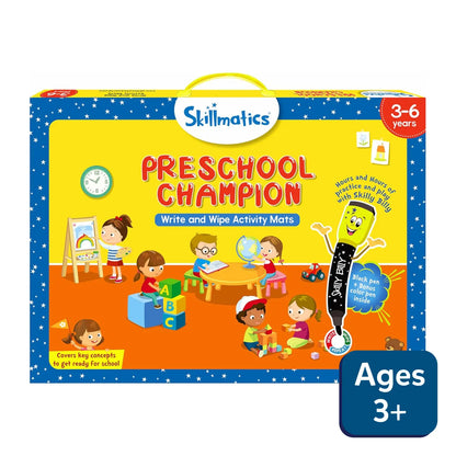 Preschool Champion | Reusable Activity Mats (ages 3-6)