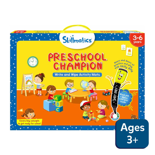 Preschool Champion | Reusable Activity Mats (ages 3-6)