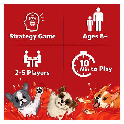 Pups in a Soup | Hilarious Fast Paced Card Game (ages 8+)