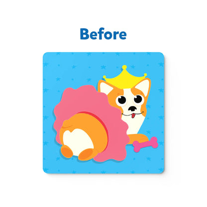 Fun with Foam: Puppies! | No Mess Sticker Art (ages 3-7)