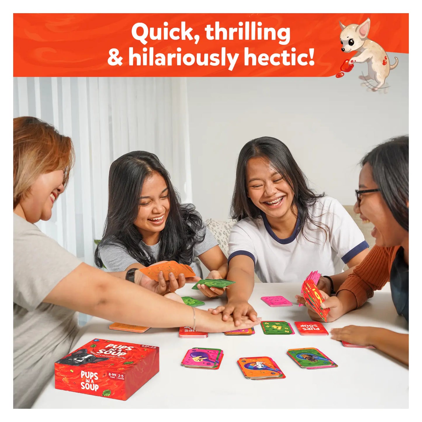 Pups in a Soup | Hilarious Fast Paced Card Game (ages 8+)