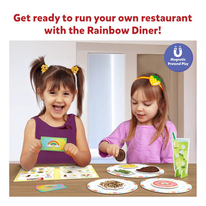 Rainbow Diner | Pretend Play Restaurant Playset (ages 3-8)