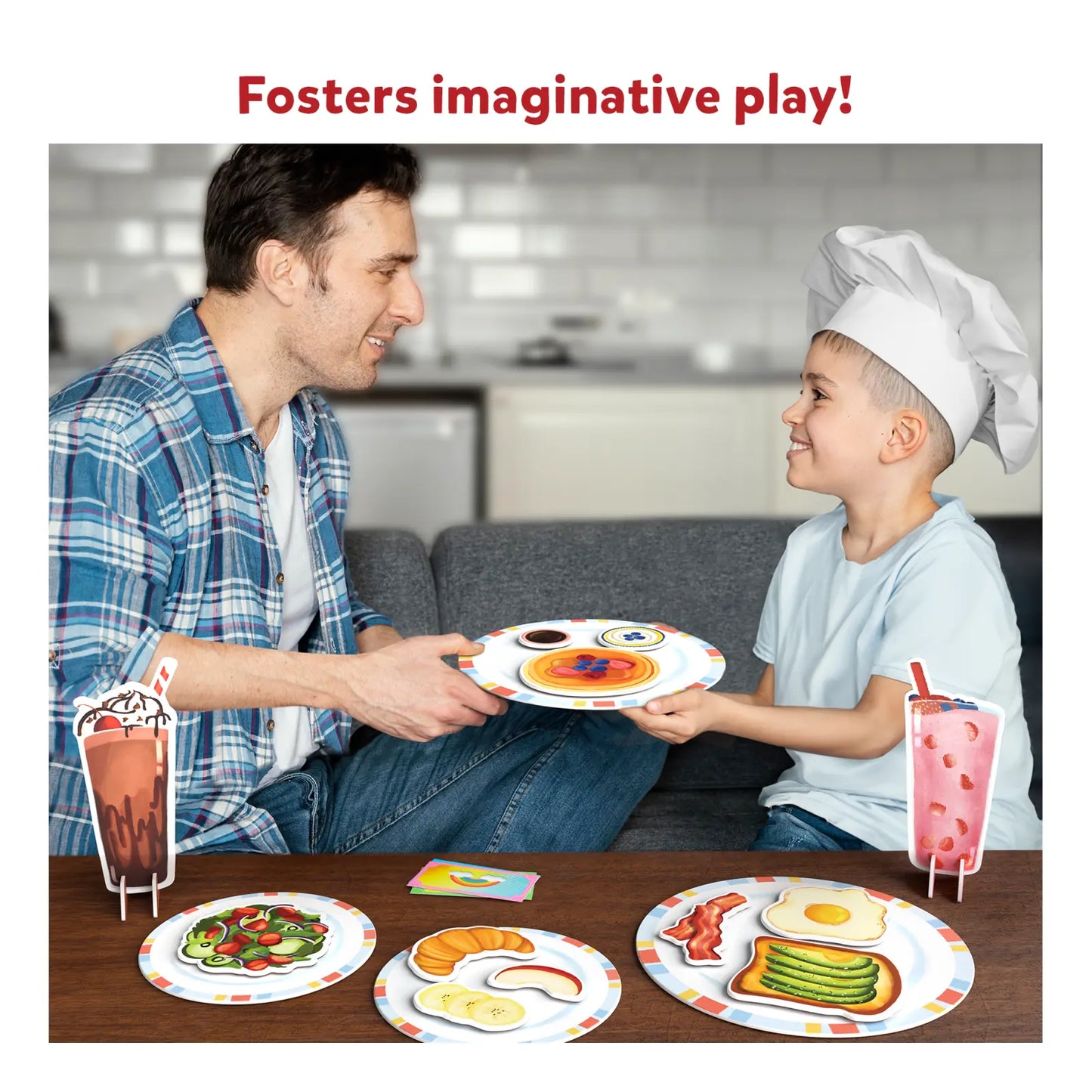 Rainbow Diner | Pretend Play Restaurant Playset (ages 3-8)