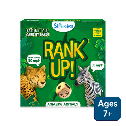 Rank Up: Amazing Animals | Trump Card Game (ages 7+)