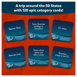 Did You Know trivia card game from Rapid Rumble A Trip Around The 50 States board game