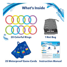 Ring Rush Underwater Search and Find Game contents for ages 6+ displayed in image