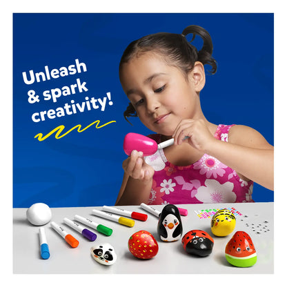 Rock Painting Kit | Mess-Free Art & Craft Activity (ages 4-12)