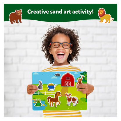 Sand-Tastic Art Animals | Controlled-Mess Sand Art (ages 4-10)